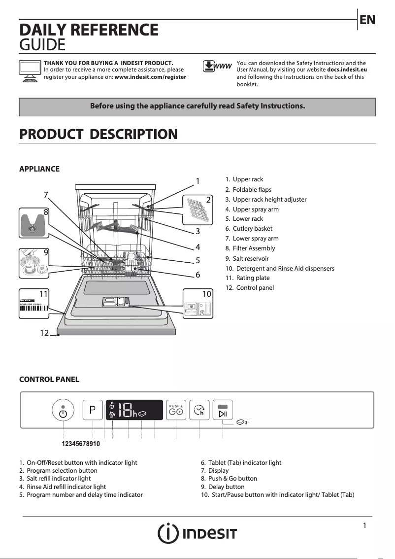 Imagen de la primera página del manual del dispositivo DIC 3B+16