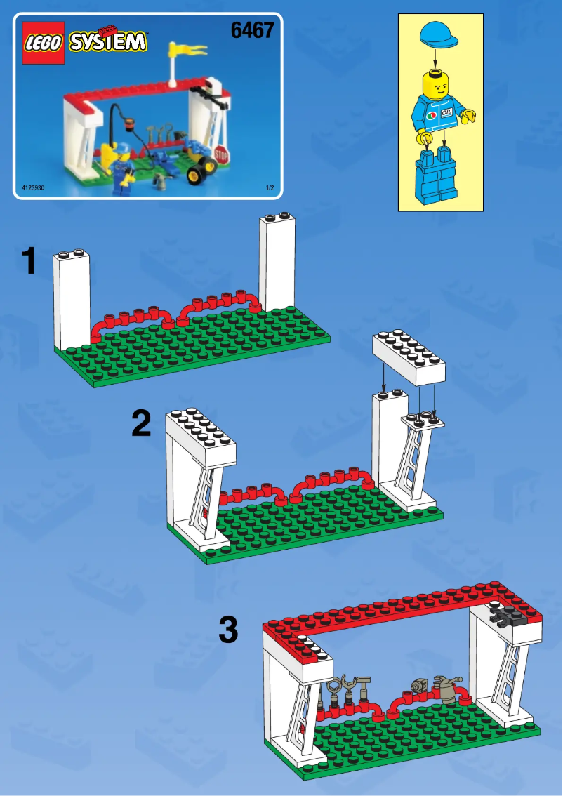 Página 1 del manual Manual de usuario Lego Pit Stop