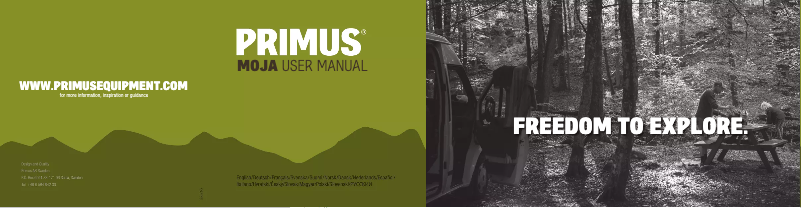 Página nº 1 - Manual de usuario Primus Moja