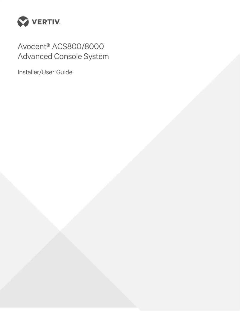 Imagen de la primera página del manual del dispositivo ACS8048