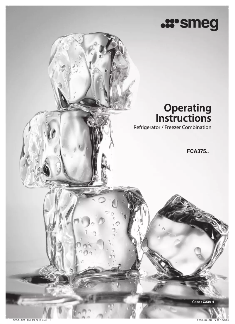 Imagen de la primera página del manual del dispositivo FCA375SV