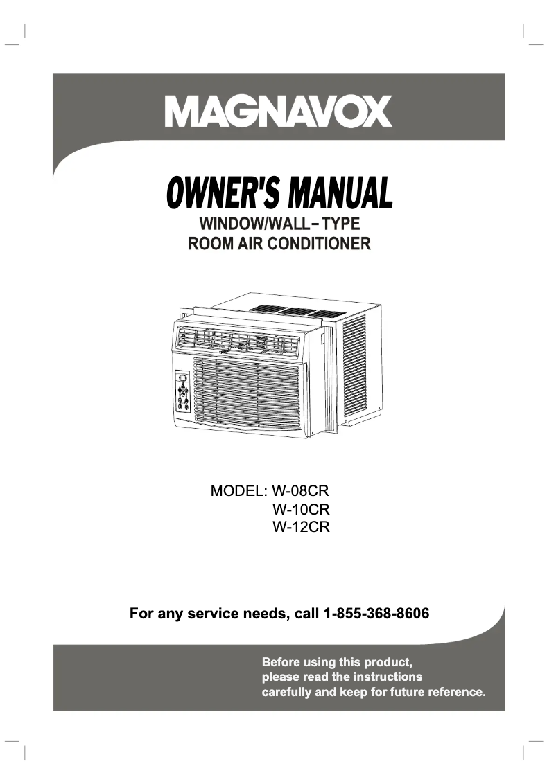 Imagen de la primera página del manual del dispositivo W-10CR