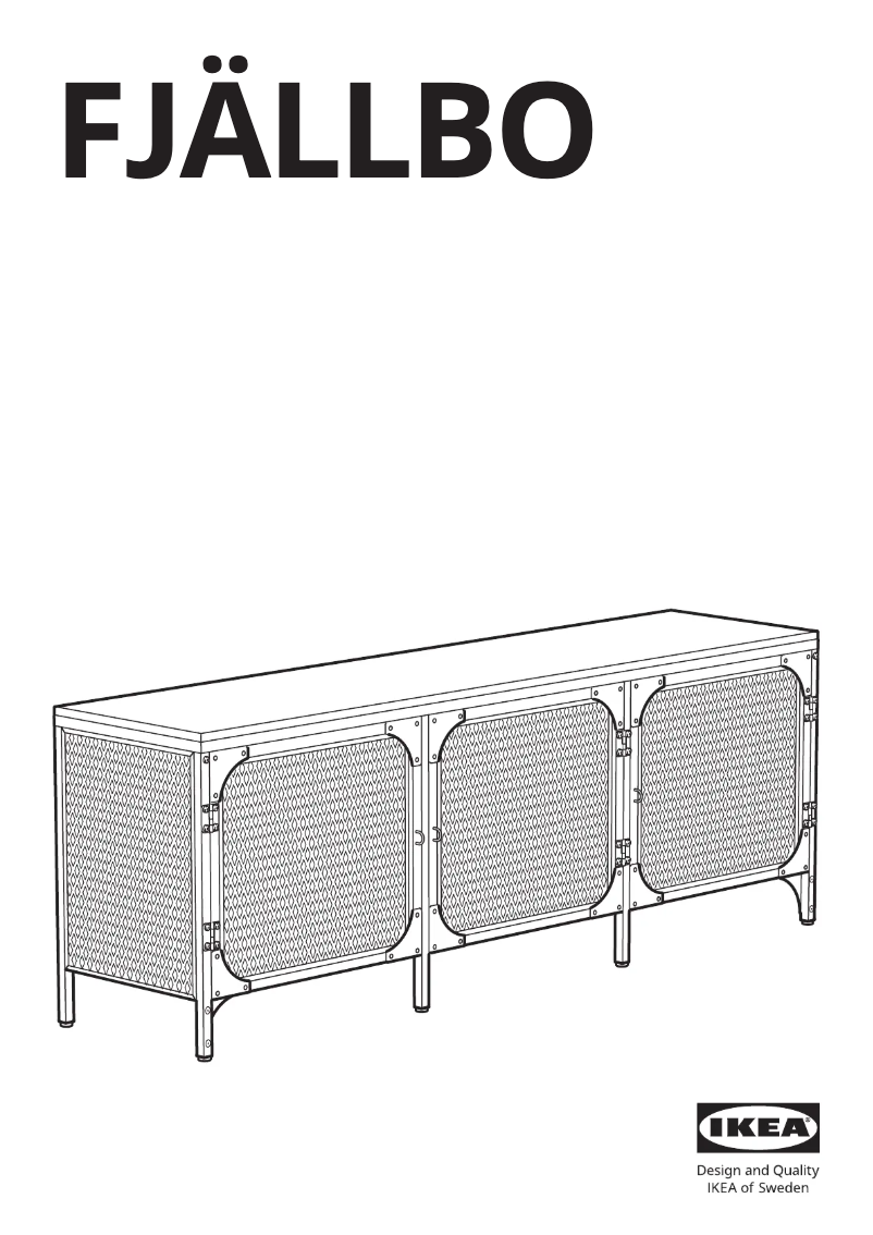 Página 1 del manual Manual de usuario Ikea FJÄLLBO 605.664.39