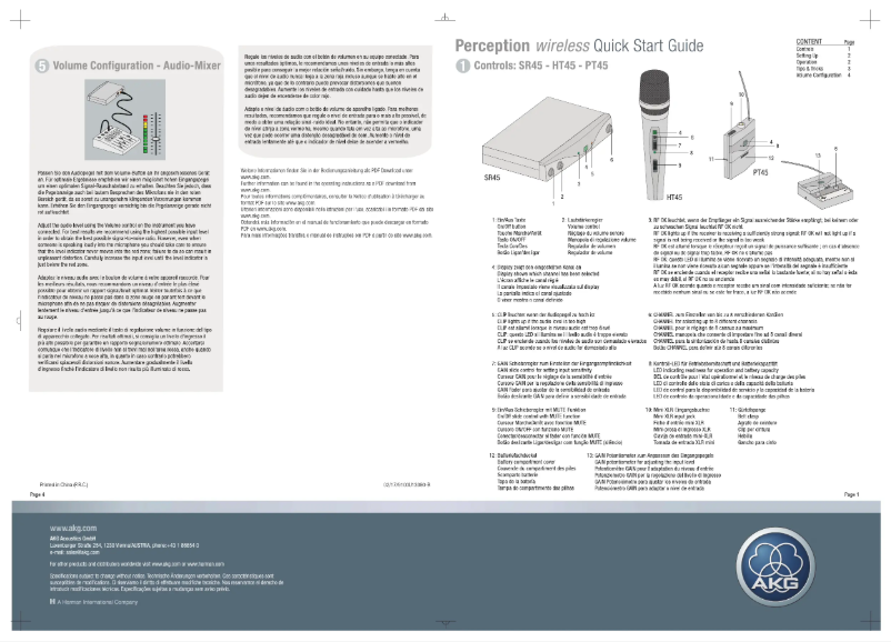 Imagen de la primera página del manual del dispositivo PT45