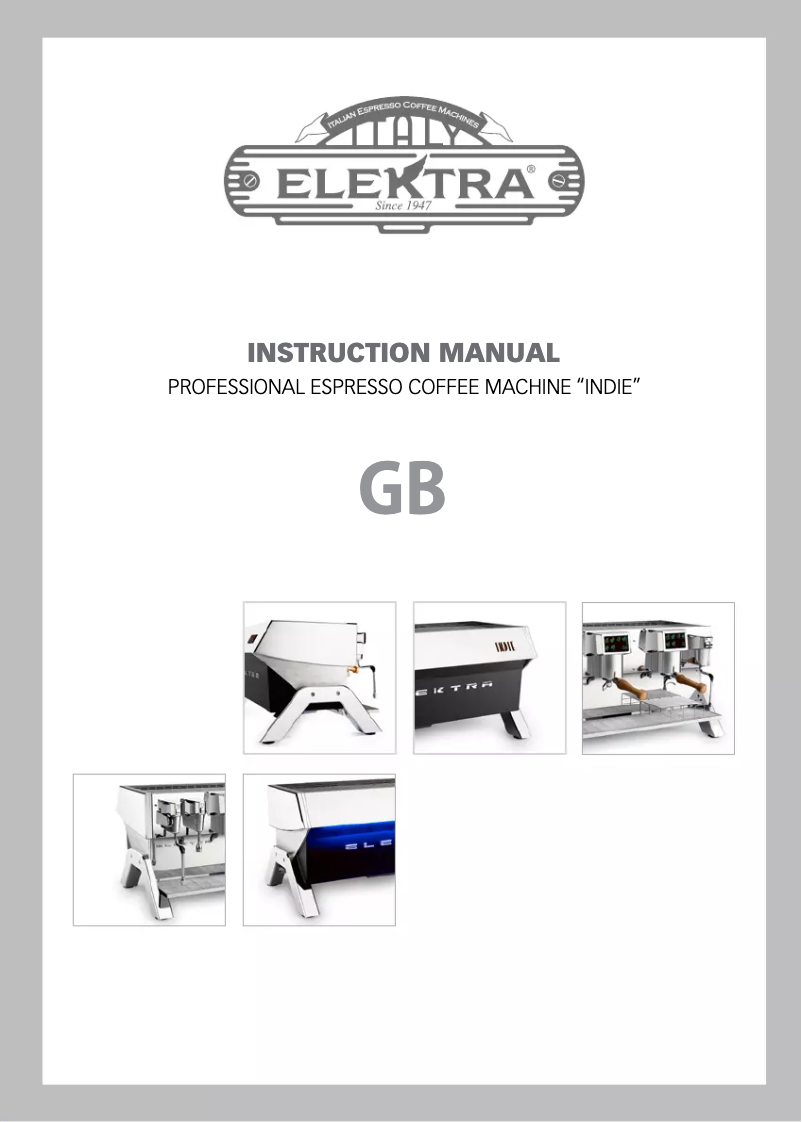 Imagen de la primera página del manual del dispositivo Indie