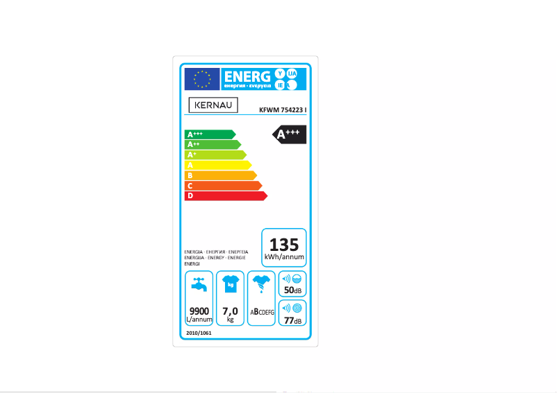 Página 1 del manual Manual de usuario Kernau KFWM 754223 I