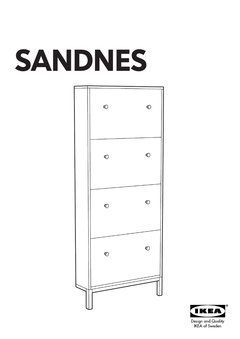 Imagen de la primera página del manual del dispositivo SANDNES