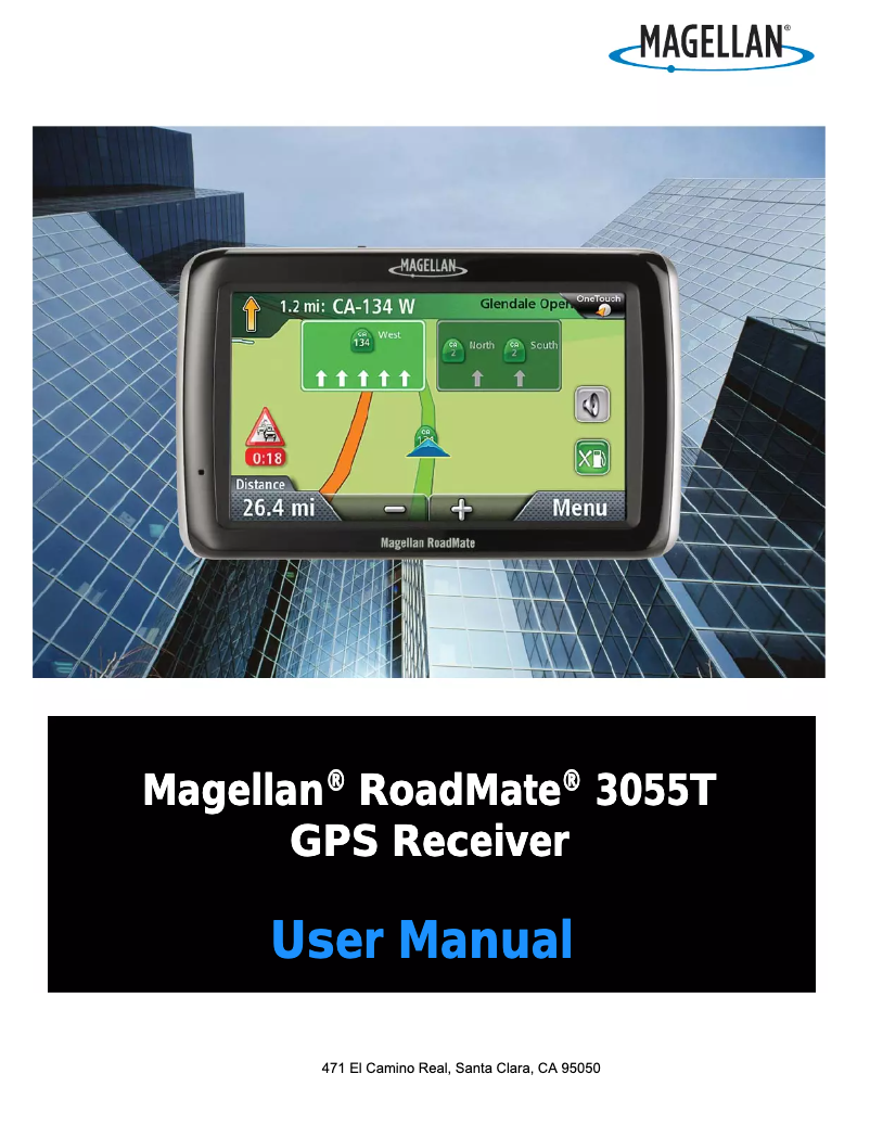 Página 1 del manual Manual de usuario Magellan RoadMate 3055T