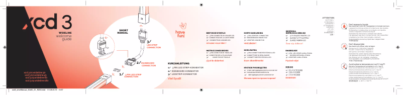 Página 1 del manual Manual de usuario Evnbetter xcd3.03 wideline60