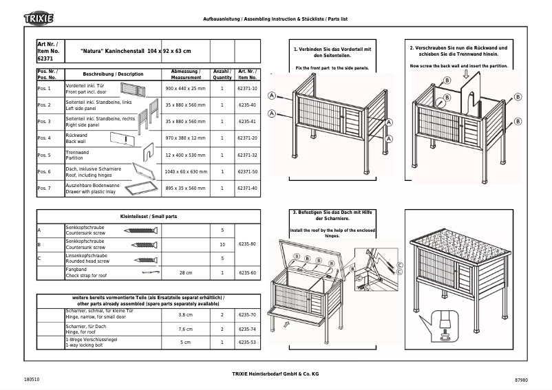 Imagen de la primera página del manual del dispositivo 62371