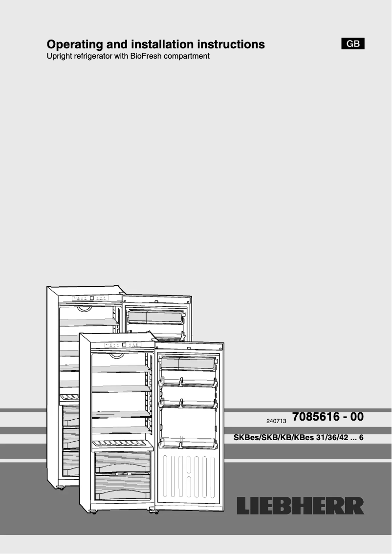 Imagen de la primera página del manual del dispositivo KBES4260