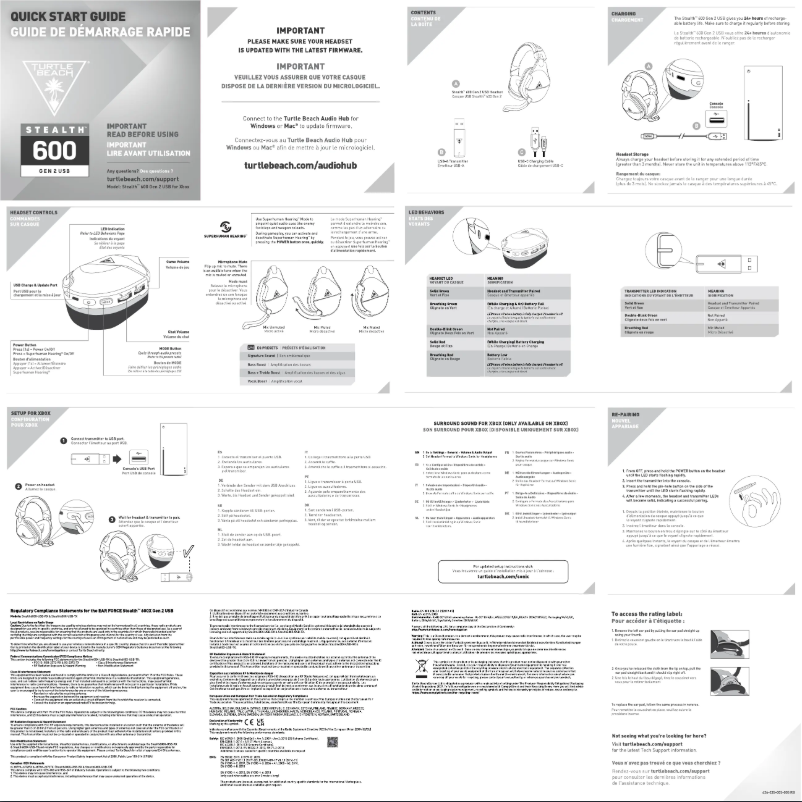 Página nº 1 - Manual de usuario Roccat Stealth 600 Gen 2 USB