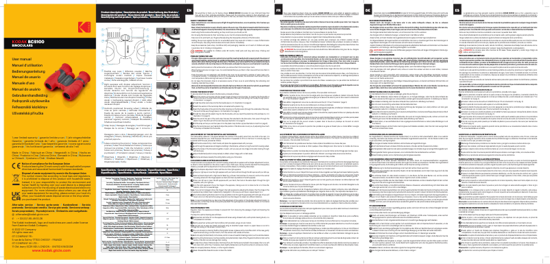 Página 1 del manual Manual de usuario Kodak BCS100