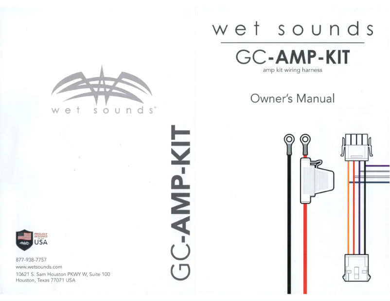 Imagen de la primera página del manual del dispositivo GC-AMP-KIT