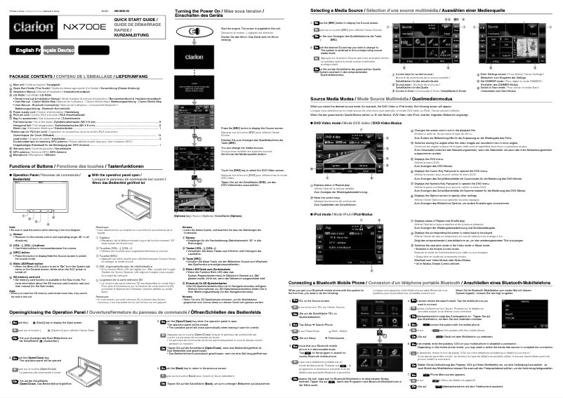 Imagen de la primera página del manual del dispositivo NX700E