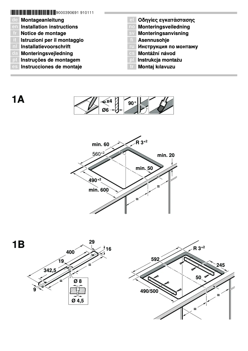 Imagen de la primera página del manual del dispositivo ET775MG11E