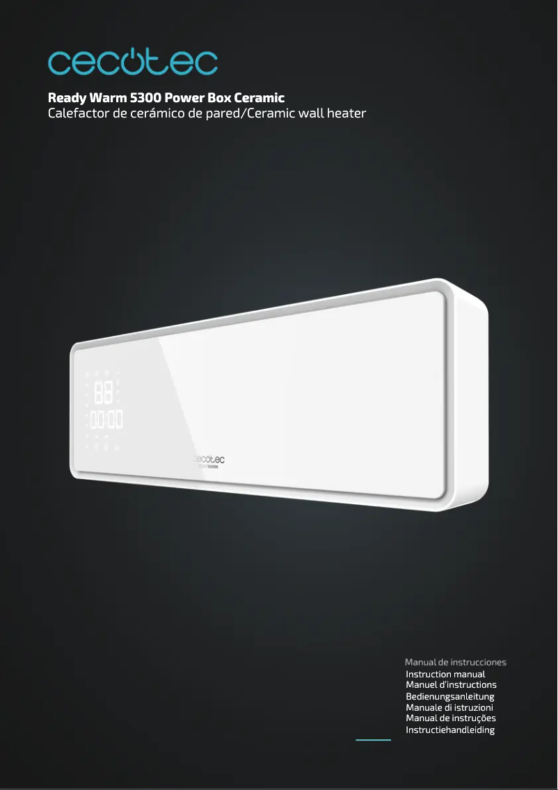 Imagen de la primera página del manual del dispositivo Ready Warm 5300 Power Box Ceramic