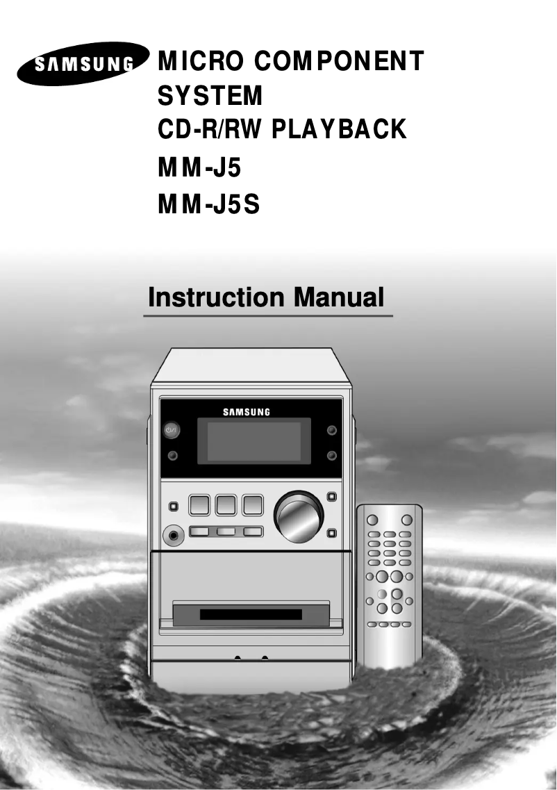 Imagen de la primera página del manual del dispositivo MM-J5