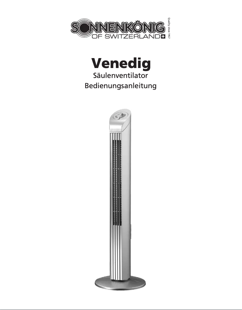 Imagen de la primera página del manual del dispositivo Venedig