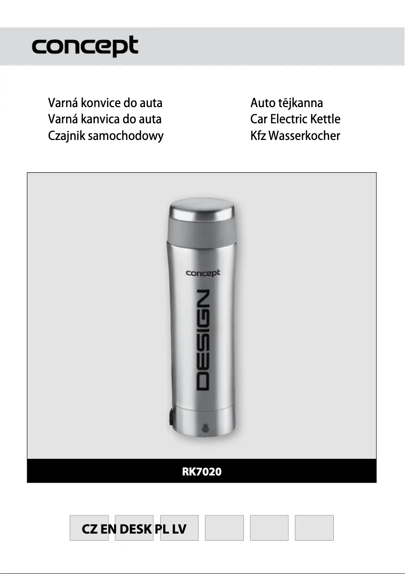 Página 1 del manual Manual de usuario Concept RK-7020