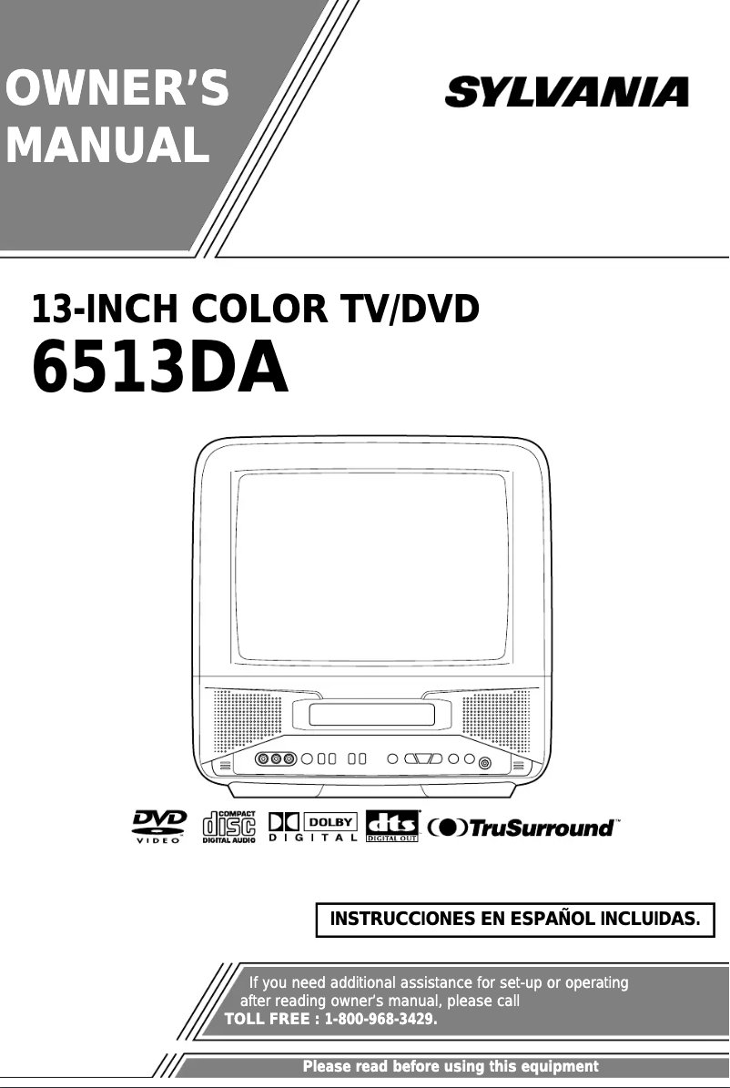 Imagen de la primera página del manual del dispositivo 6513DA