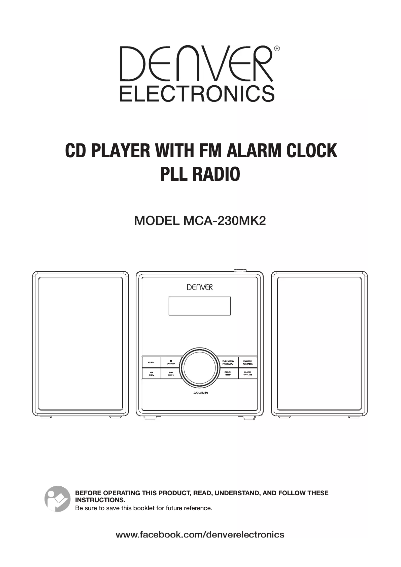 Imagen de la primera página del manual del dispositivo MCA-230 MK2