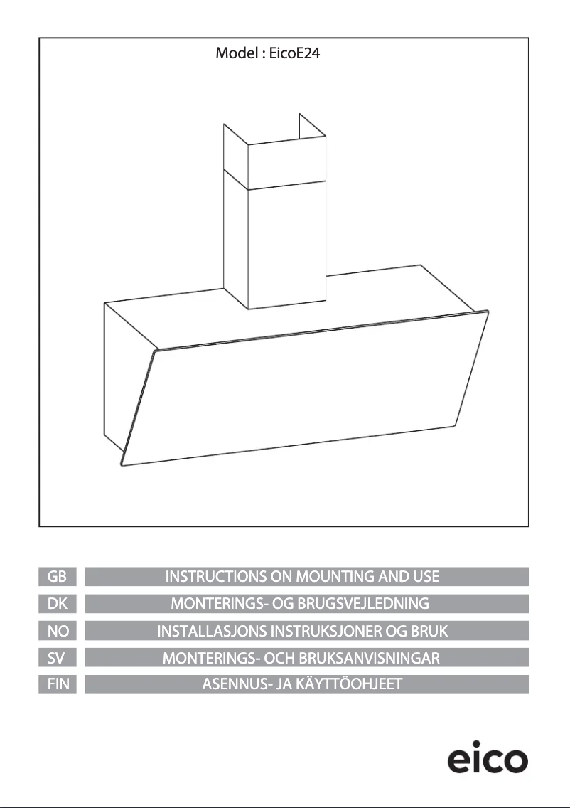 Página 1 del manual Manual de usuario Eico E24 60 Sand Stone