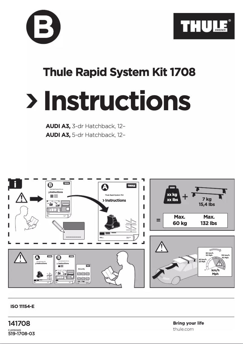 Imagen de la primera página del manual del dispositivo Rapid System Kit 1708