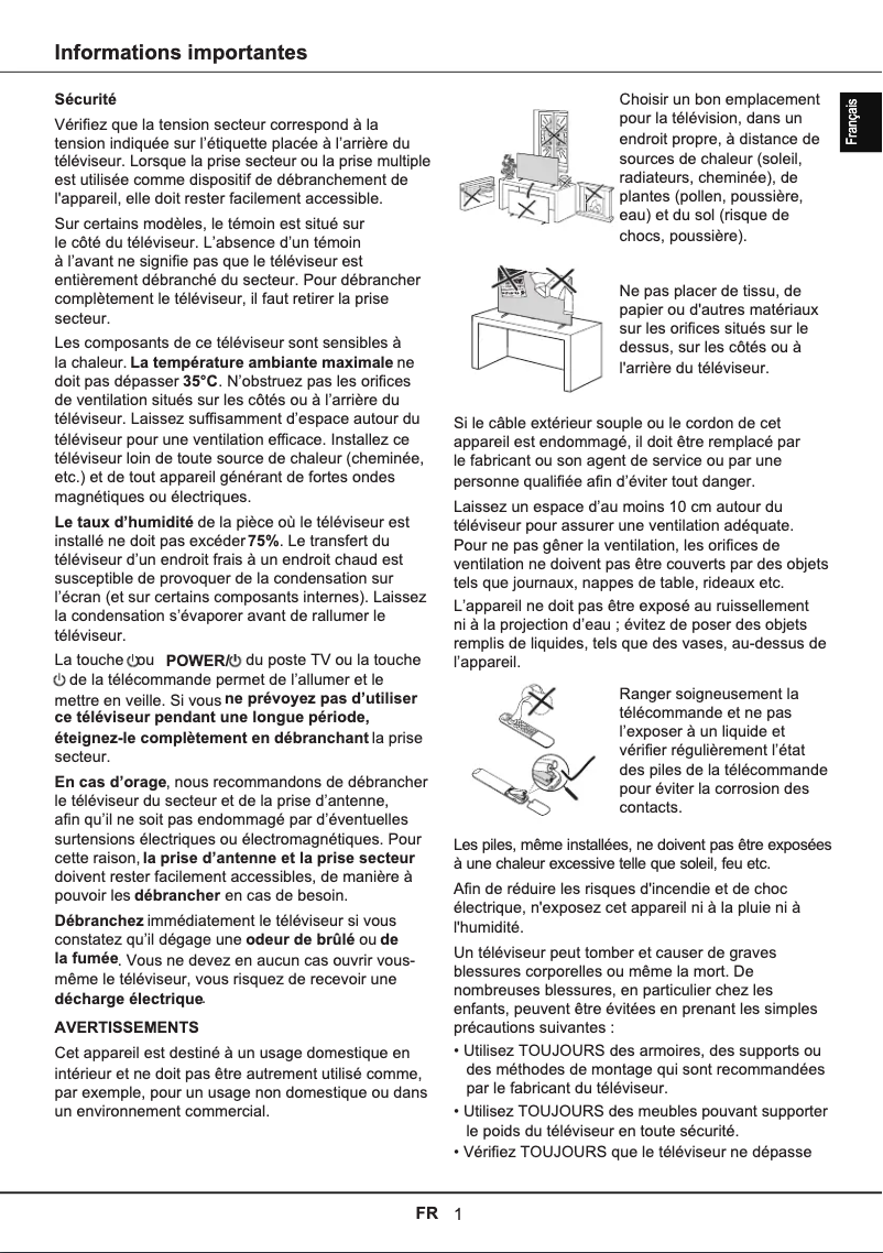 Imagen de la primera página del manual del dispositivo 55A300W