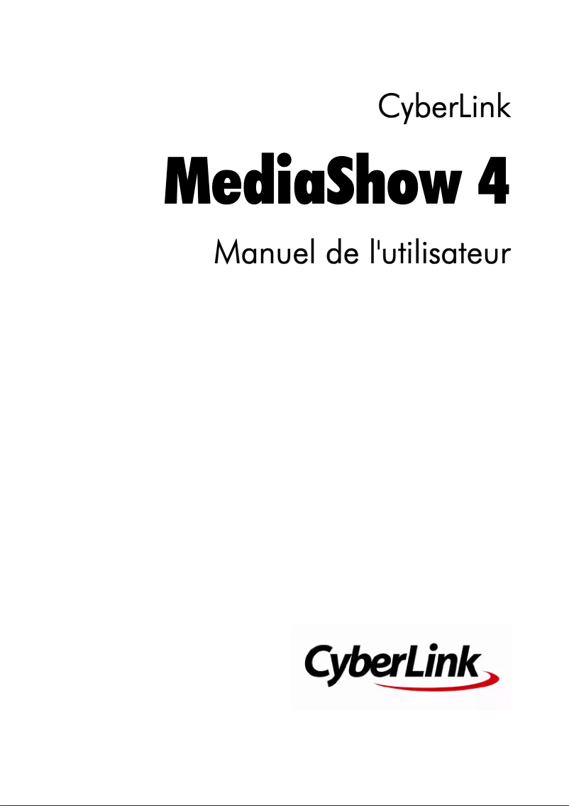 Página nº 1 - Manual de usuario Cyberlink MediaShow 4
