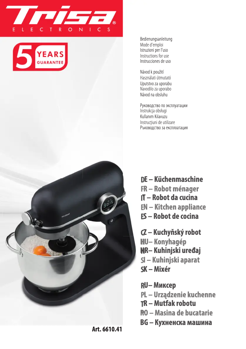 Imagen de la primera página del manual del dispositivo 6610.41