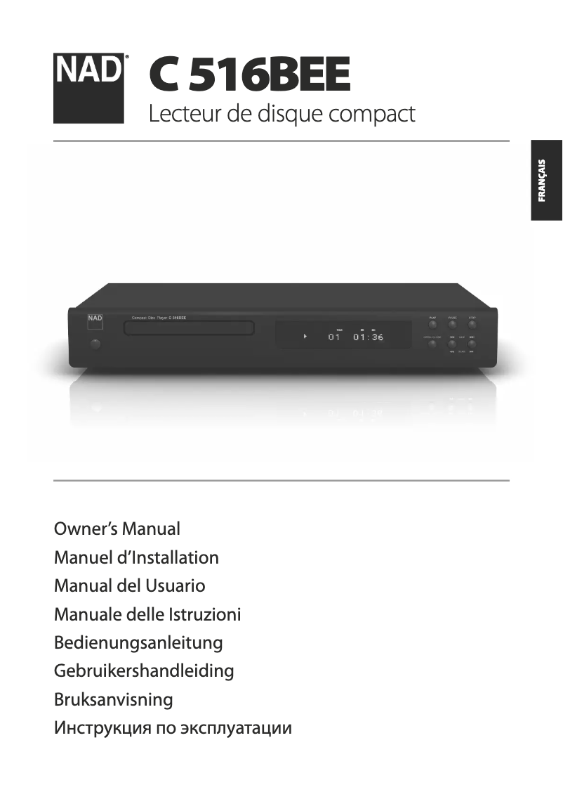 Página 1 del manual Manual de usuario NAD C 516BEE