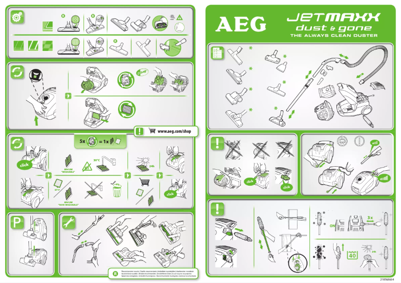 Imagen de la primera página del manual del dispositivo JetMaxx