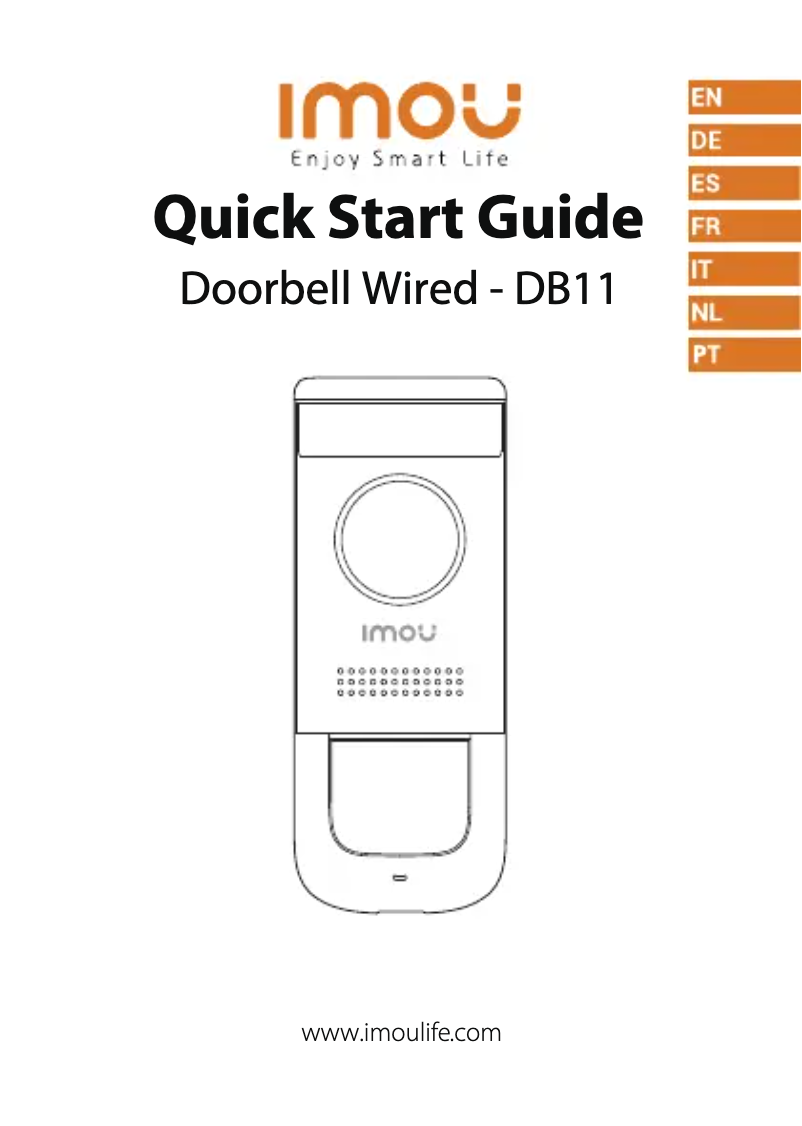 Imagen de la primera página del manual del dispositivo Doorbell Wired