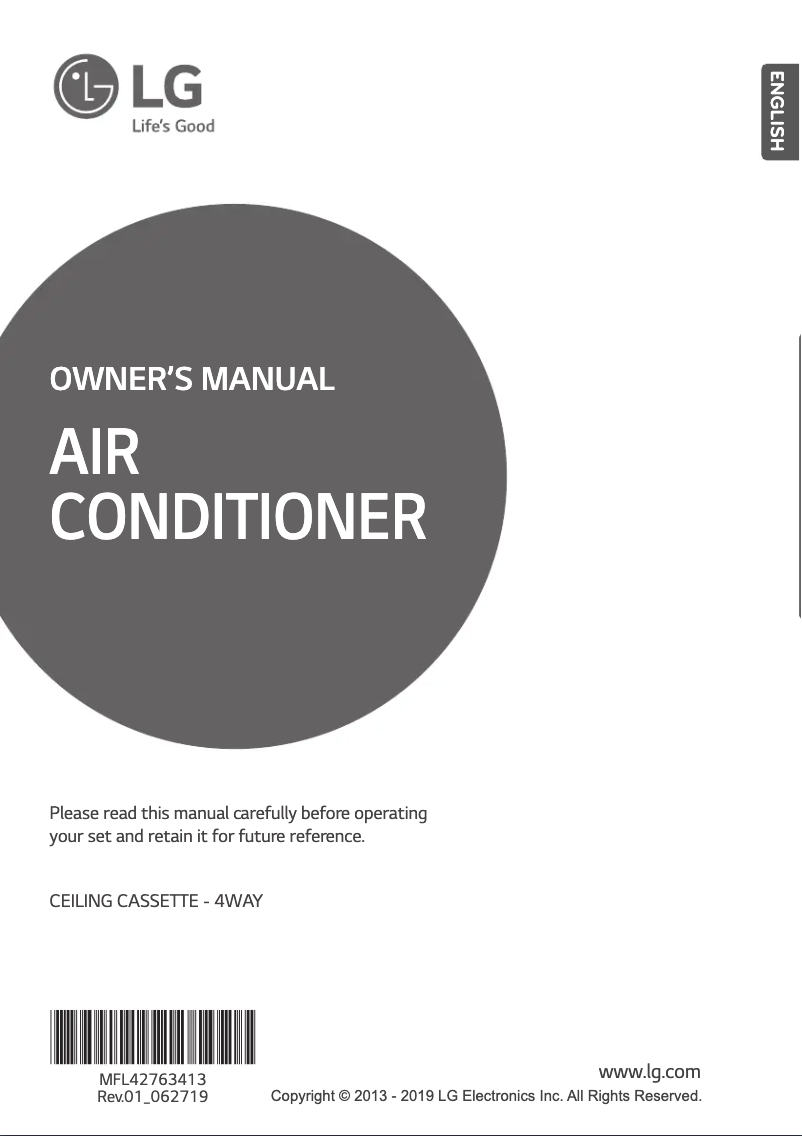 Página 1 del manual Manual de usuario LG AMNC18GTQA2