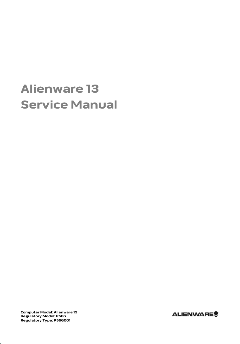 Página 1 del manual Manual de usuario Alienware 13 R2