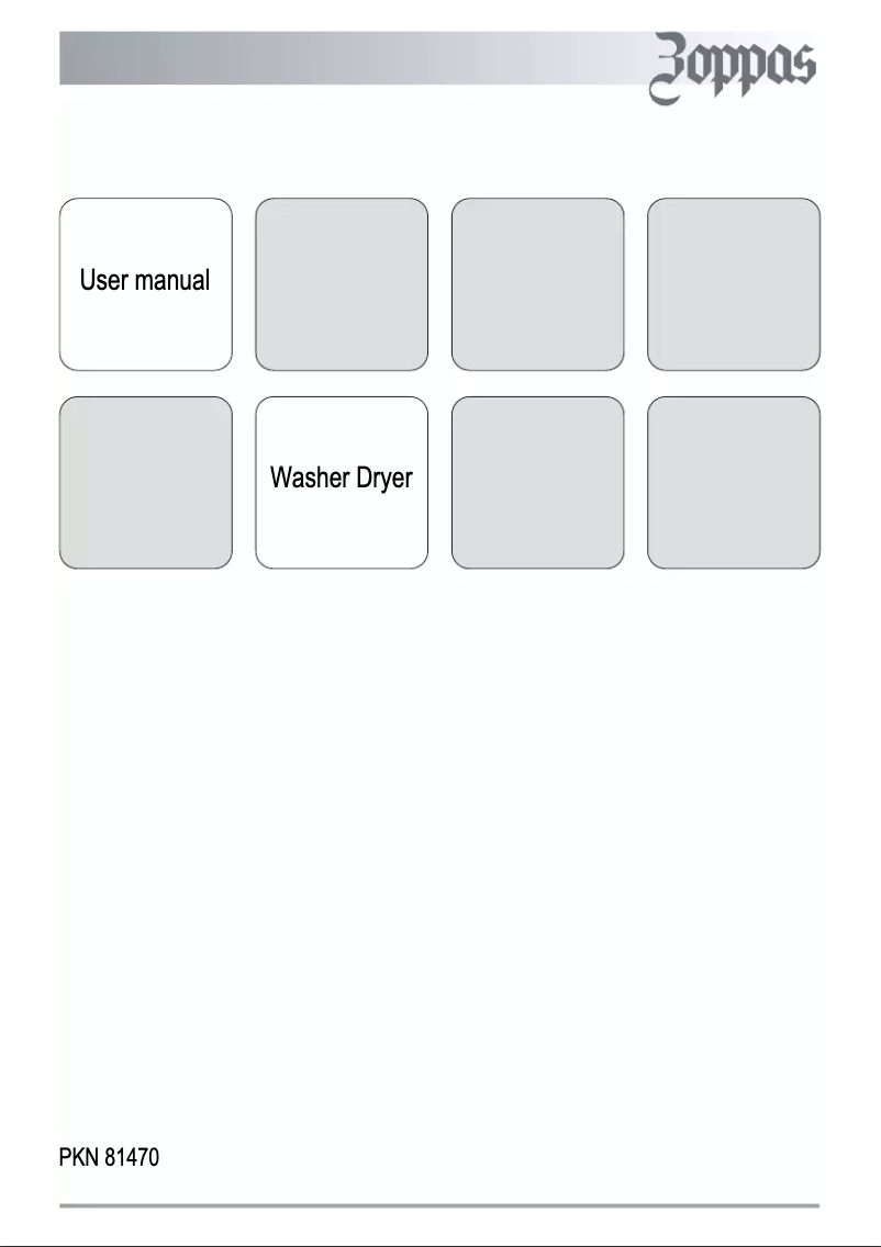 Página 1 del manual Manual de usuario Zoppas PKN81470