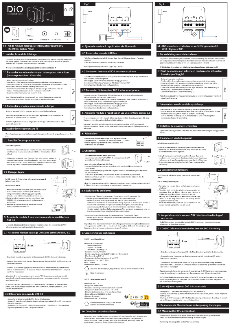 Imagen de la primera página del manual del dispositivo 55858