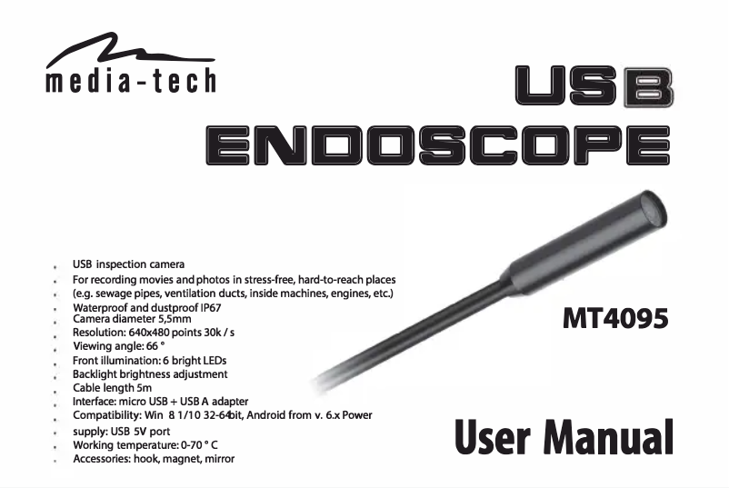 Página 1 del manual Manual de usuario Media-Tech MT4095