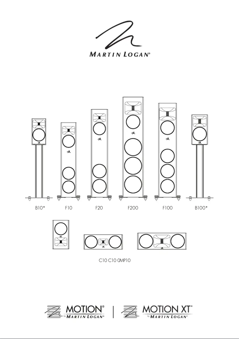 Página 1 del manual Manual de usuario Martin Logan Motion C10