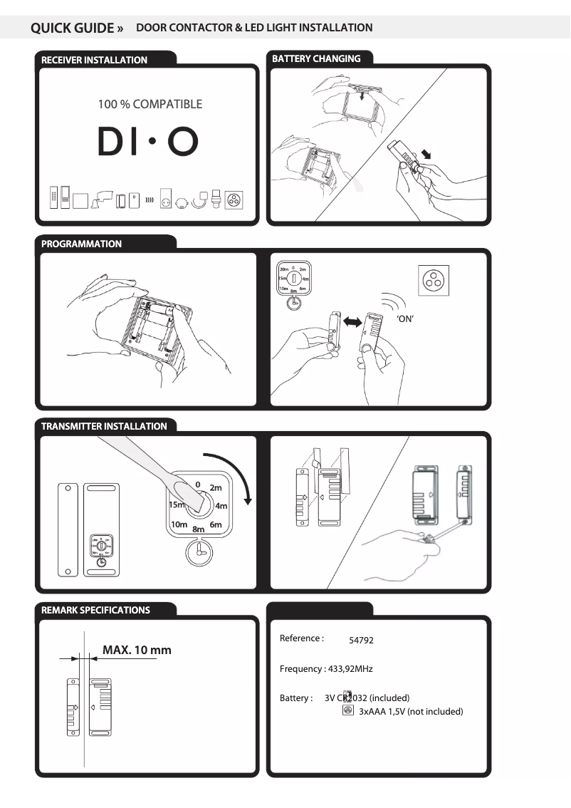 Imagen de la primera página del manual del dispositivo 54792