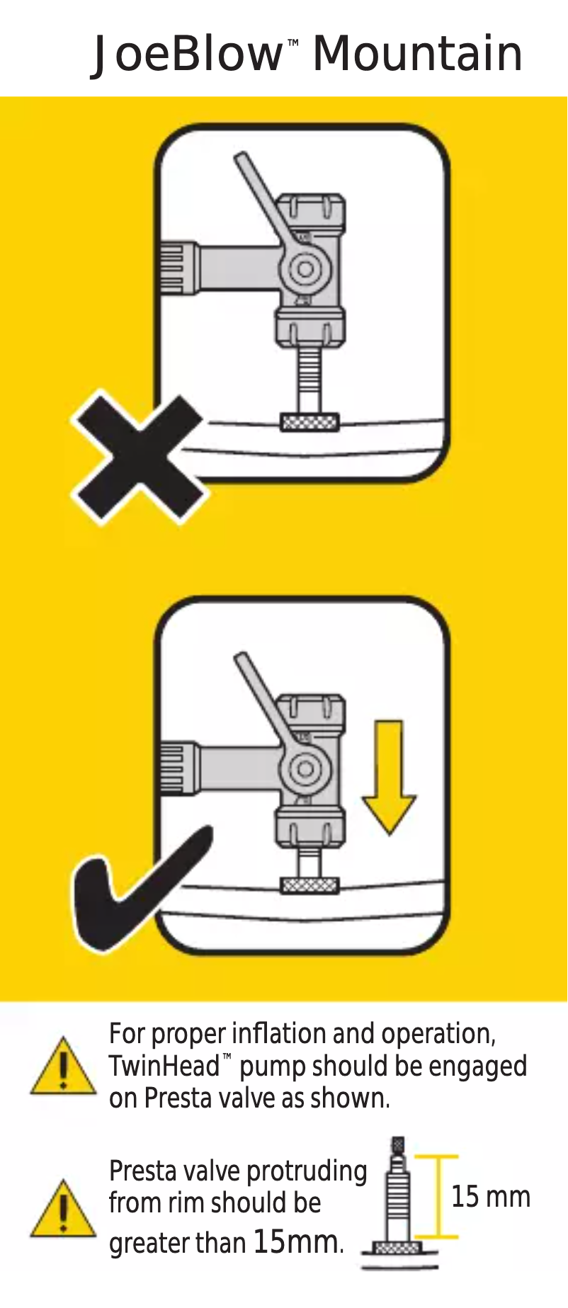 Página nº 1 - Manual de usuario Topeak JoeBlow Mountain