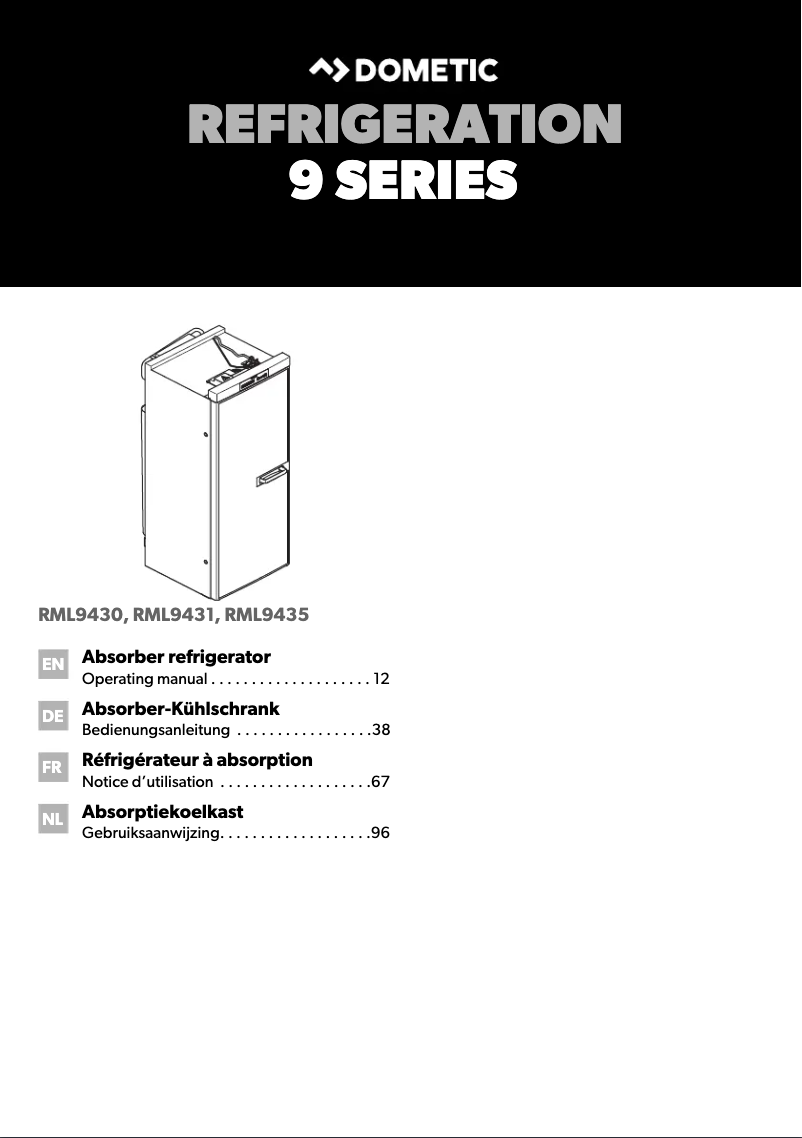 Imagen de la primera página del manual del dispositivo RML 9430