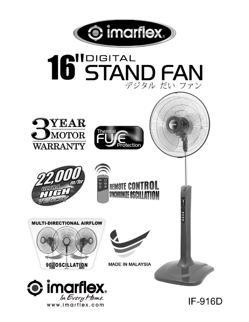 Página 1 del manual Manual de usuario Imarflex IF-916D