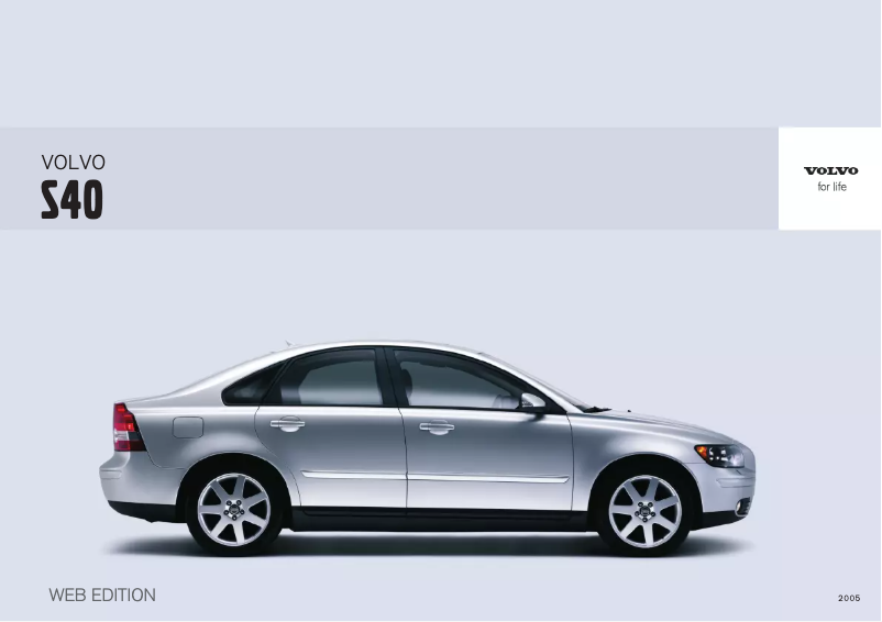 Página nº 1 - Manual de usuario Volvo S40 (2004)