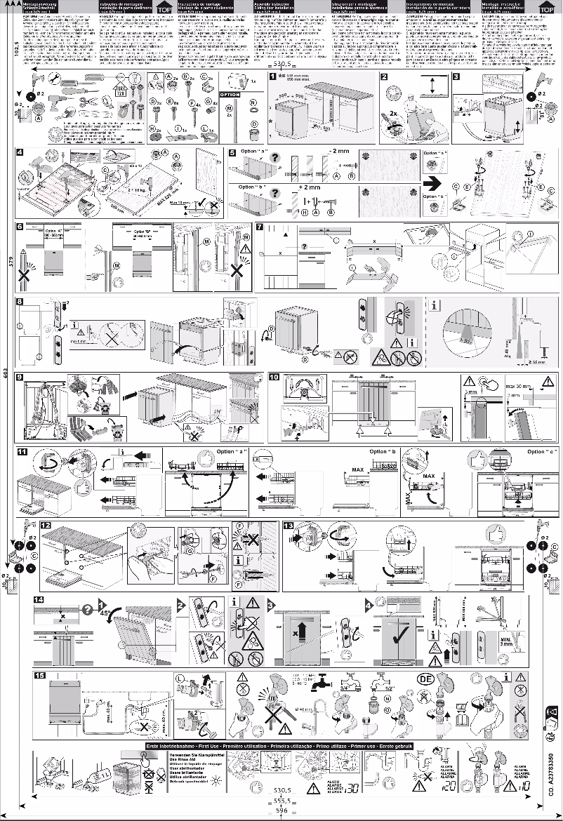 Imagen de la primera página del manual del dispositivo FSE73727P