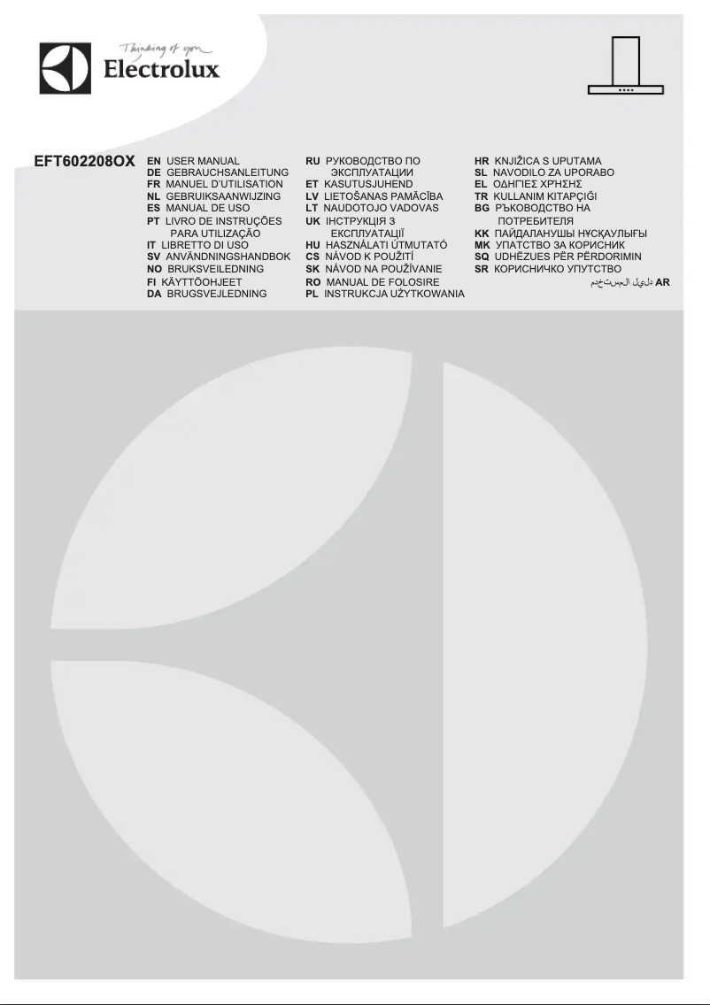Página 1 del manual Manual de usuario Electrolux EFT60228OW