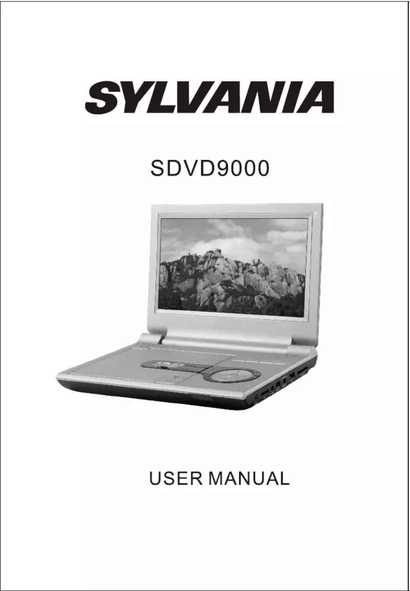 Página 1 del manual Manual de usuario Sylvania SDVD9000