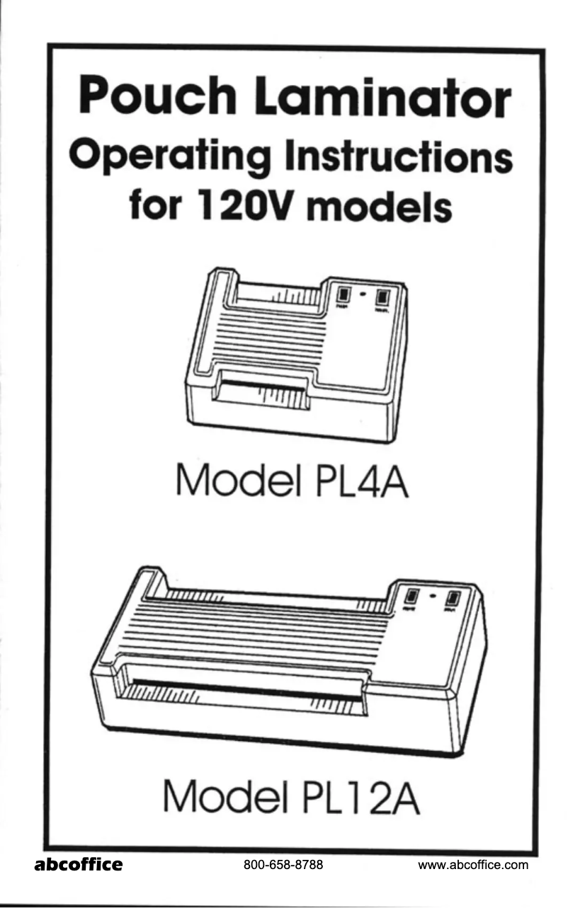 Imagen de la primera página del manual del dispositivo PL12A
