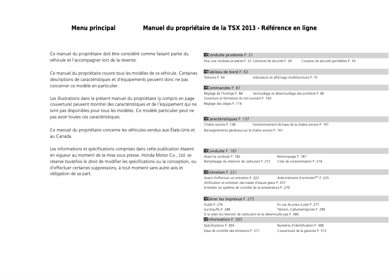 Imagen de la primera página del manual del dispositivo TSX (2013)